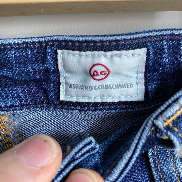 AG Adriano Goldschmied Blue Straight Leg Jeans - Picture 2 of 13